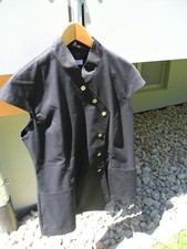 Pure Berufsbekleidung Jacke 42 L schwarz mit geometische Knopfleiste (L)