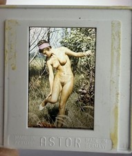 Dia Slide Nacke Frau KUNST