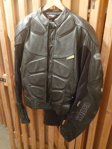 Shoei biker lederjacke - shoei,