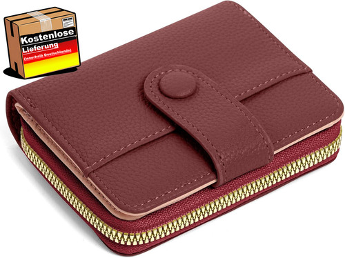 Damen geldbörse leder klein - leder,