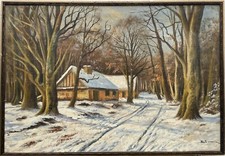 Impressionist Winterlandschaft