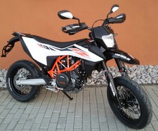 Spiegel E - geprüft schwarz weiß Supermoto Enduro passt für KTM 690 SMC/R  ab 08