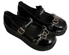 Damen Plattform Mary Janes
