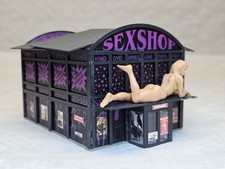 BUSCH 1004 H0 SEX-SHOP fertig