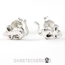 Ohrstecker ratte maus echt - ratte/maus,