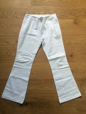 Arzthose - OP - Damen - weiß - Gr. 40 - Schlag - Stretch - Schwester - Hose NEU