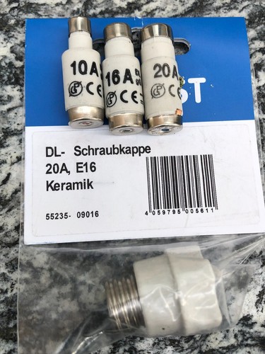 E16 sicherungen und - sicherungen,