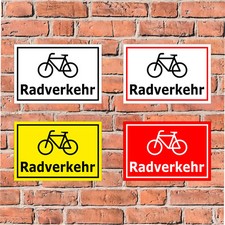 Schild Radverkehr - in 4
