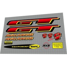 1997 avalanche red decal - red,