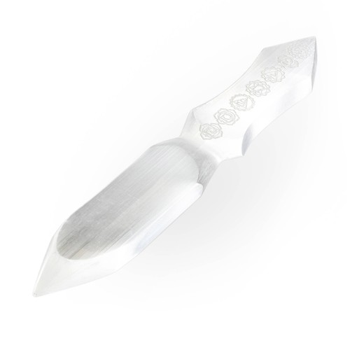 Selenit athame mit - selenit, chakra