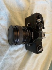 Porst Compact Reflex SLR Kamera mit Auto Revuenon 50mm Objektiv + Tasche