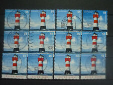 BRD 2004: 50 x Leuchtturm Roter Sand 45 Ct. sk MiNr 2413 gestempelt # 11