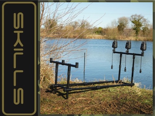 Skills tackle rod pod black - tackle,