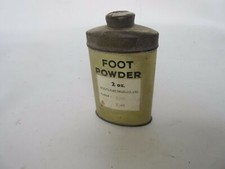 US Army Foot Powder Fuß Puder 1940 Boots Pure Drug Co. USMC Navy WK2 WWII Orig!!