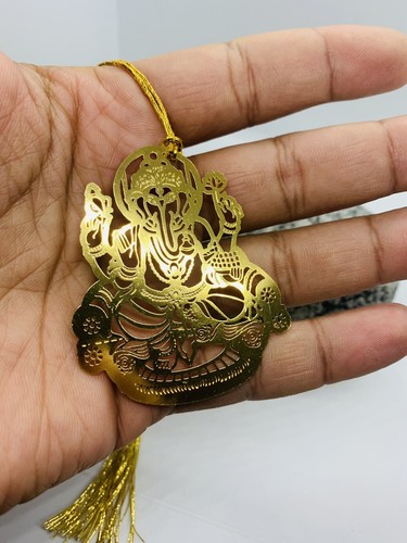 Ganesha auto hängend golden - auto,