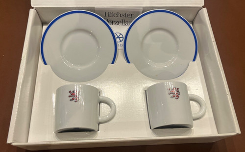 Altes paar mocca porzellan - altes,