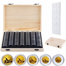 100stück münzsammelbox holz - 100stück,