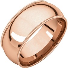 18k rotgold über 8mm hoch - rotgold,