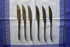 6x Rosenthal Studio Line Tafel-Messer Kurve 20,5cm - # 13570-130910-70003