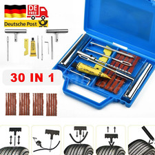 30 tlg Autoreifen Reifen Reparatur Satz KFZ,PKW Pannenset Flickzeug Flicken DE