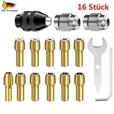 16 Stück Bohrfutter-Spannzangensatz für Dremel 4486 4000 3000 300 200 100 8200