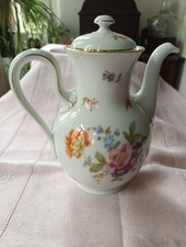 Rosenthal Balmoral Kleinere Kaffeekanne 1 Liter  "Deutsche Blume" 1930er Jahre