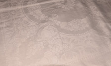 Alte Damast Tischdecke