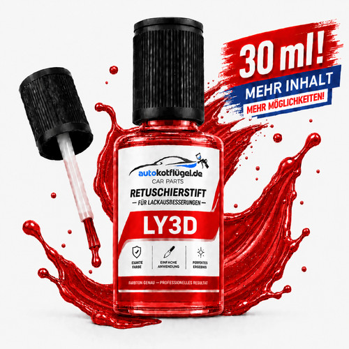 Lackstift ly3d tornadorot 30ml - tornadorot,