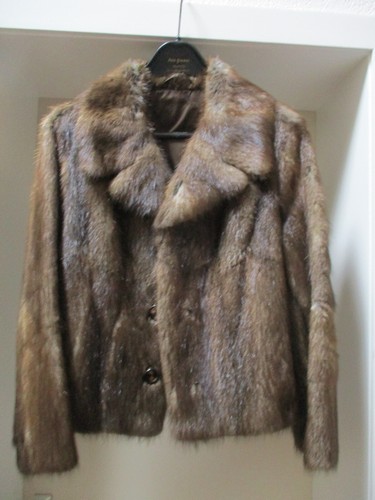 Bisam pelzjacke - bisam,