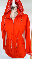 Windbreaker Jacke in schönem Orange mit abnehmbarer Kapuze Gr. S NEU