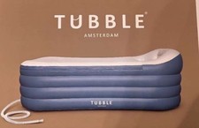 Aufblasbare TUBBLE BADEWANNE Blau Weiß Mit Zubehör - universell mobil Pool