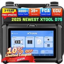 XTOOL D7S OBD2-Scanner Bidirektionale ECU-Codierung PMI-Schlüsselprogrammierung