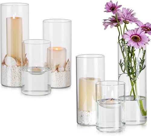 Windlicht glas 6er set - windlicht,