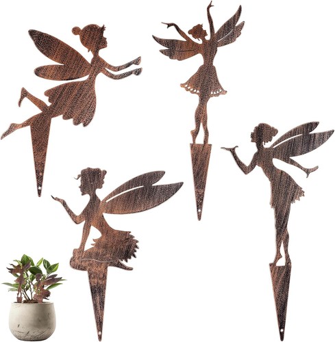 Gartenstecker elfen figuren - gartenstecker,