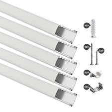 5x1m LED Aluprofil Aluminium