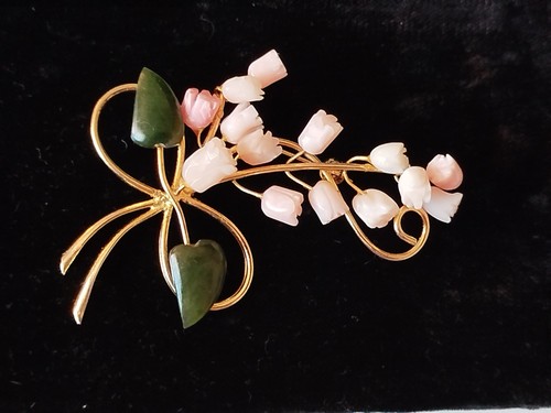 Vintage brosche mit - vintage,