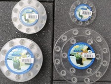 Bodenschutzuntersetzer Ø 10.0cm 12.5 cm 15.0cm  FloorProtector Elho, transparent