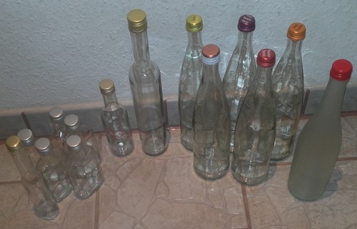 Glasflaschen likör - glasflaschen, likör-
