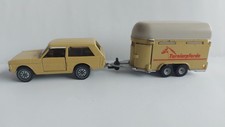 Siku  Nr. 1917 PKW mit Pferdeanhänger  - Range Rover in beige 1980