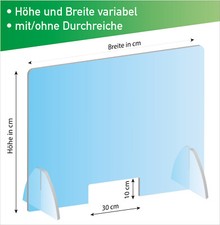 Spuck Schutz Wand aus