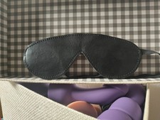 BDSM Augenbinde mit Kunstleder