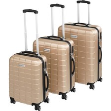 Kofferset 3 teilig Hartschale ABS Reisekoffer 3er Set Trolley Hartschalenkoffer