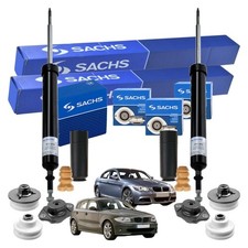 2x SACHS Stoßdämpfer + Domlager hinten für BMW E81 E87 E90 E91 E92 E93 M-Technik