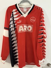 Trikot 1.FCN Retro SELTEN 94/95 GRÖSSE L Langarm TOP ZUSTAND