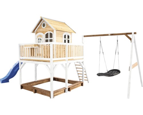 Spielhaus mit stelzen axi - spielhaus,