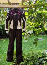 Motorradkombi Damen Alpinestars Weiß Pink schwarz  Gr.M/ 40