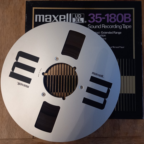Tonbandspule maxell 5 - tonbandspule,