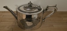 Antike versilberte Teekanne – James Dixon & Sons Sheffield (England) ca. 19. Jh.