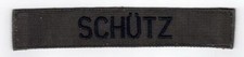 Bundeswehr Namensschild oliv ohne Klett  SCHÜTZ  1 Stück vielseitig verwendbar