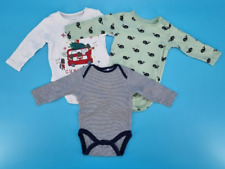 3x Langarm Body für Jungen von NEXT / F&F / H&M in Gr. 62/68 (3-6 M)